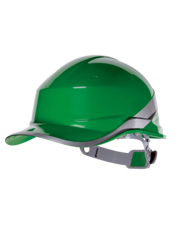 DIAMOND Delta Plus Hi-Vis Baseball Safety Helmet Green