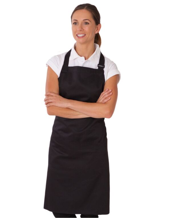 DP117 Black Bib Apron