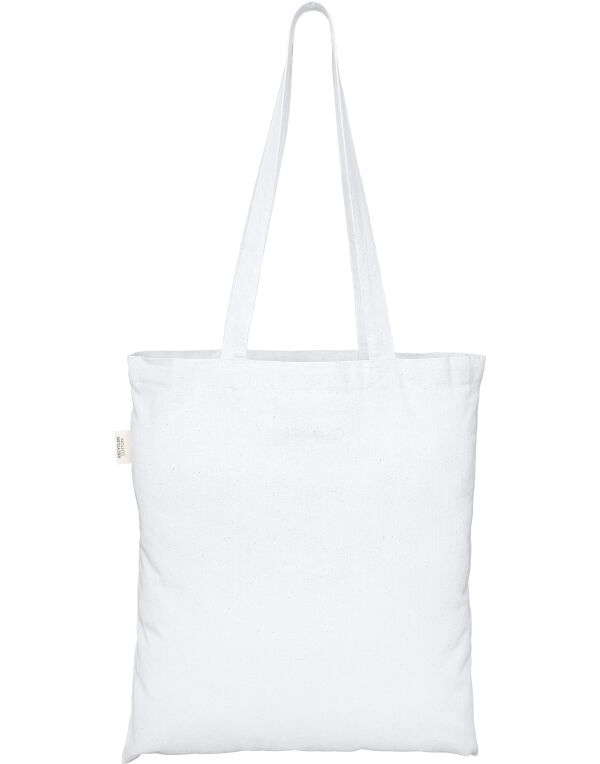ECO001 EcoTote 100% Recycled Cotton Tote Bag White ECO001 EcoTote 100% Recycled Cotton Tote Bag White