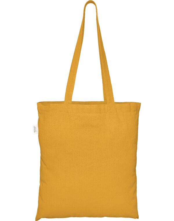 ECO001 EcoTote 100% Recycled Cotton Tote Bag Yellow ECO001 EcoTote 100% Recycled Cotton Tote Bag Yellow
