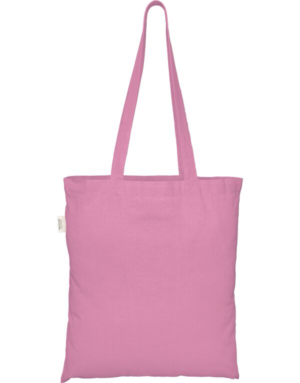 ECO001 EcoTote 100% Recycled Cotton Tote Bag Pink