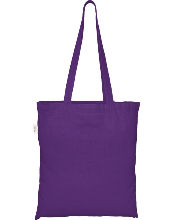 ECO001 EcoTote 100% Recycled Cotton Tote Bag Purple ECO001 EcoTote 100% Recycled Cotton Tote Bag Purple