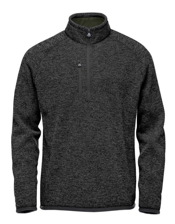 FHP-1 Black Heather Men’s Pure Earth Avalante 1/4 Zip Pullover