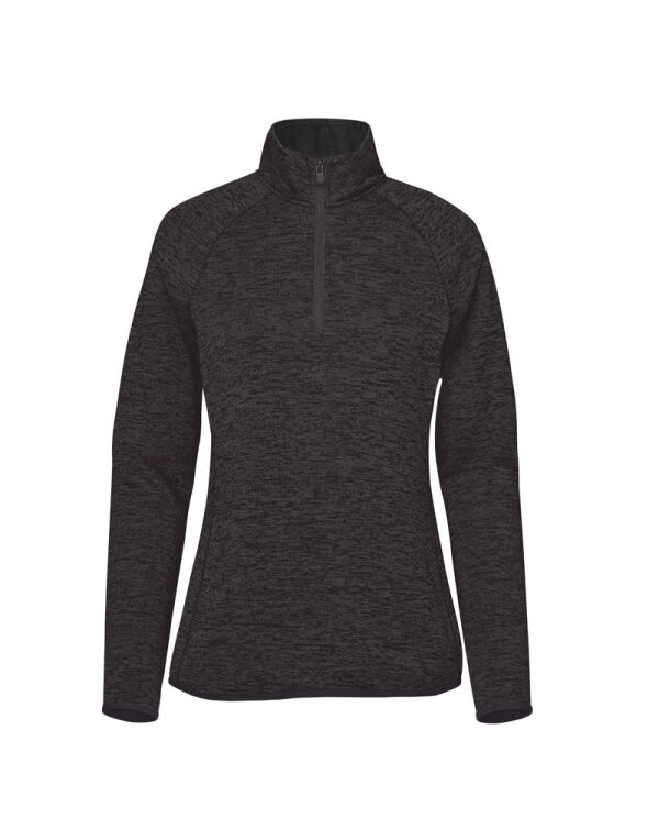 FPX-2W Stormtech Women’s Yosemite 1/2 Zip Pullover Black Heather