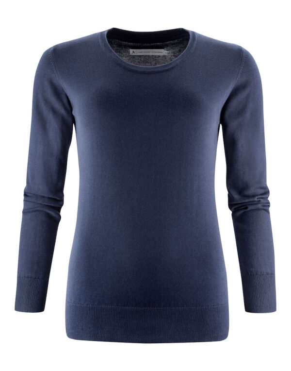 HAR2122509 James Harvest Ashland U-Neck Ladies Knit Navy