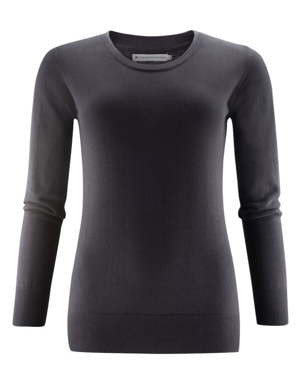 HAR2122509 Black Ashland U-Neck Ladies Knit