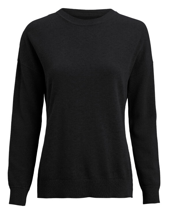 HAR2122512 Black Ladies Ashland Casual Knit