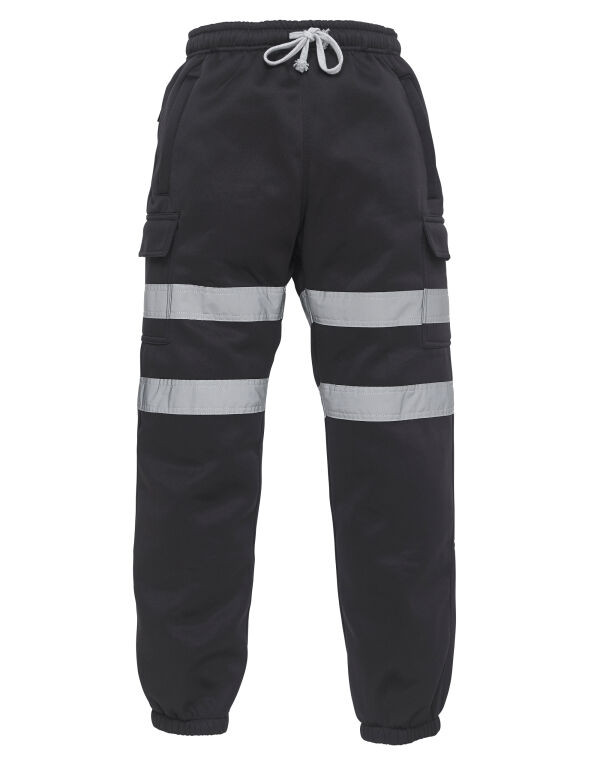 HV016T Black Hi-Vis Jogging Pants