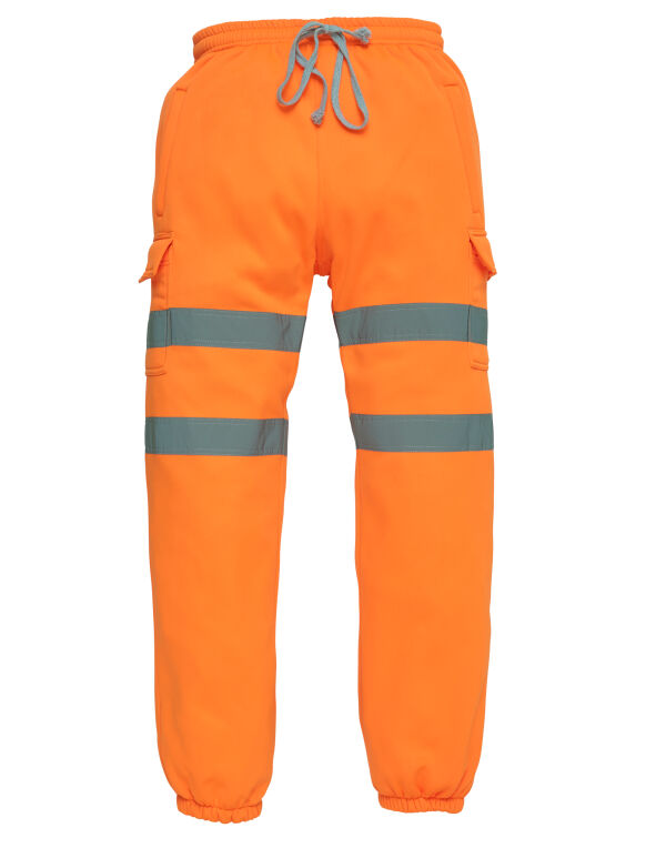HV016T Yoko Hi-Vis Jogging Pants Hi Vis Orange
