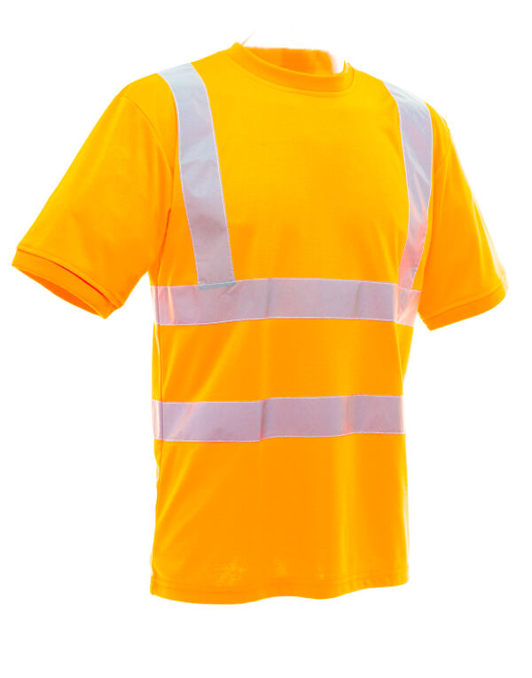 HVJ410 Hi Vis Orange Hi-Vis Short Sleeve T-Shirt