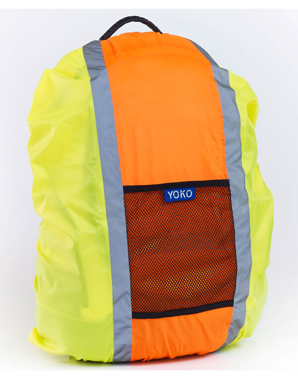 HVW068 Yoko Hi-Vis Rucksack Cover Hi Vis Yellow/Orange