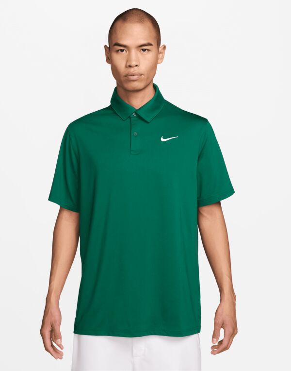 IB0273 Malachite/White Dri-Fit Velocity Polo