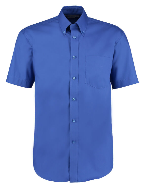 KK109 Kustom Kit Classic Fit S/S Premium Oxford Shirt Royal Blue
