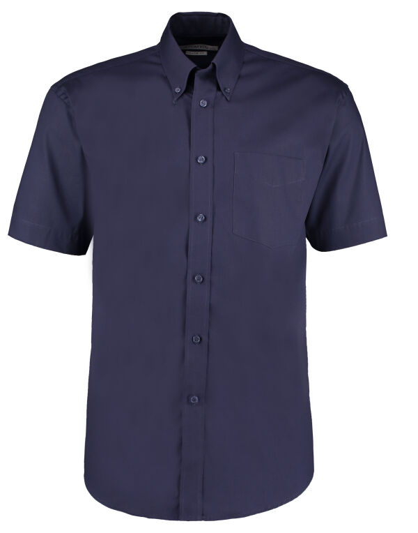 KK109 Kustom Kit Classic Fit S/S Premium Oxford Shirt Midnight Navy