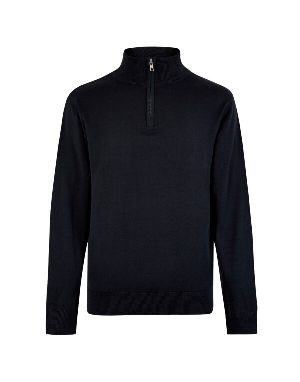 KK254 Kustom Kit Regular Fit Arundel 1/4 Zip Sweater Navy