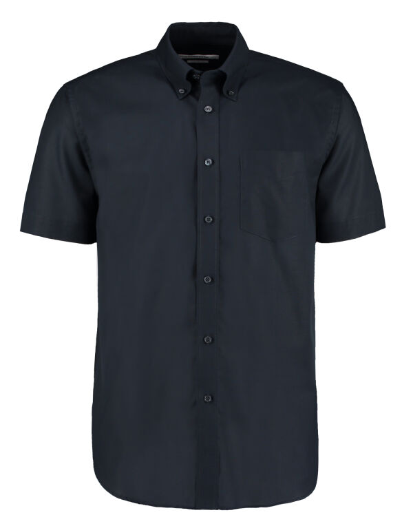 KK350 Kustom Kit Classic S/Sleeve Workwear Oxford Shirt French Navy
