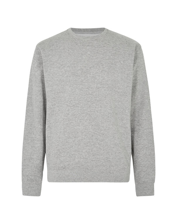KK332 Heather Grey Regular Fit Sweatshirt