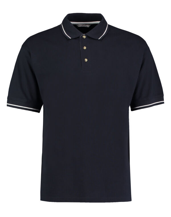 KK606 Kustom Kit Classic Fit St.Mellion Polo Navy/White