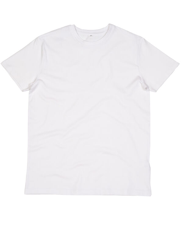 M01 White Men’s Essential Organic T