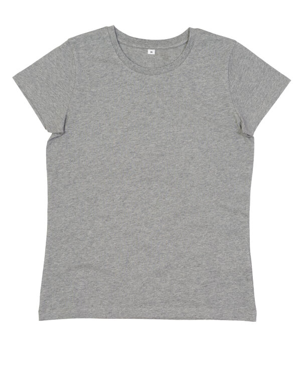 M02 Mantis Women’s Essential Organic T Heather Grey Melange