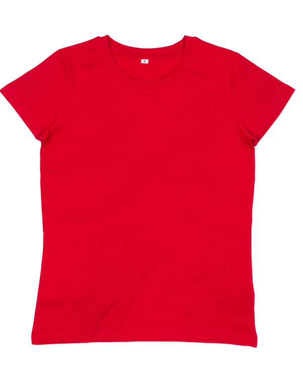 M02 Mantis Women’s Essential Organic T Red