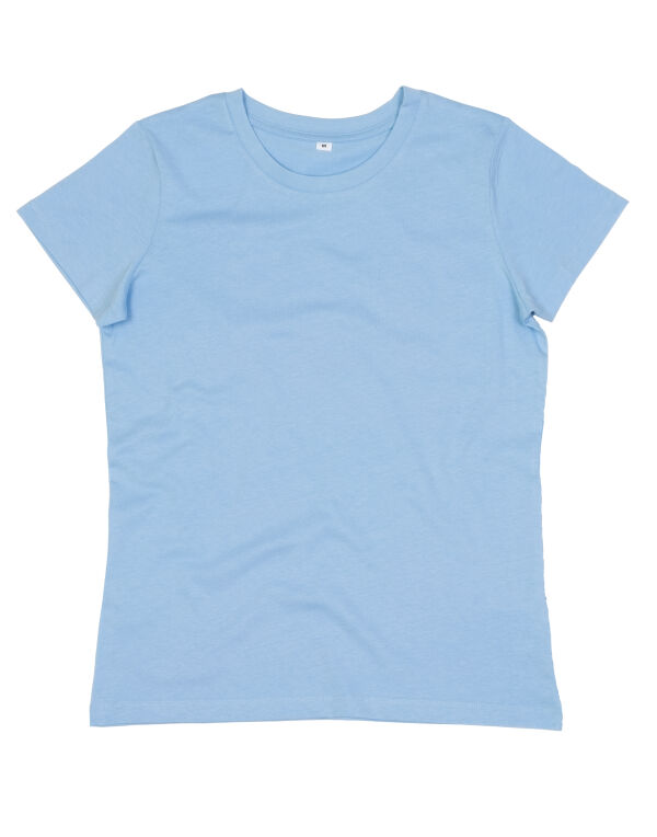 M02 Mantis Women’s Essential Organic T Sky Blue