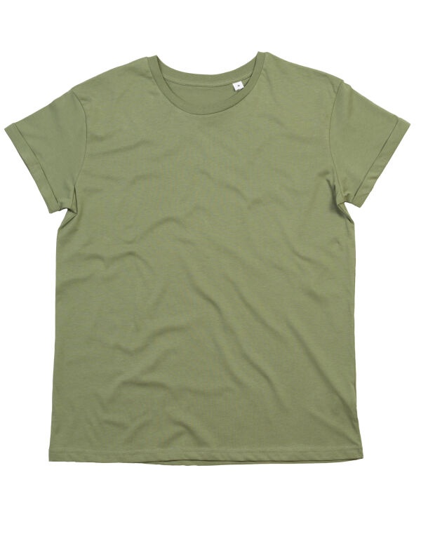 M80 Soft Olive Men’s Organic Roll Sleeve T