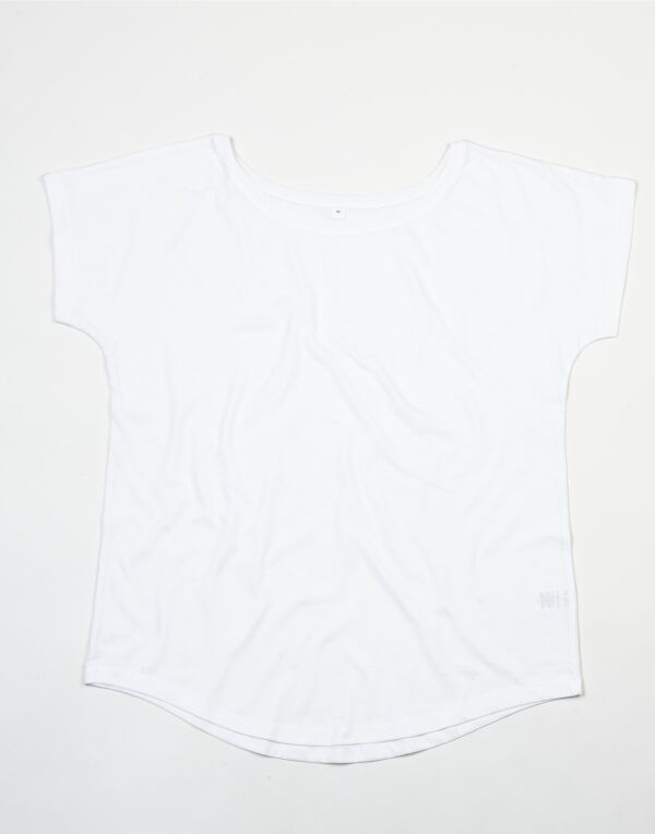M91 White Women’s Organic Loose Fit T