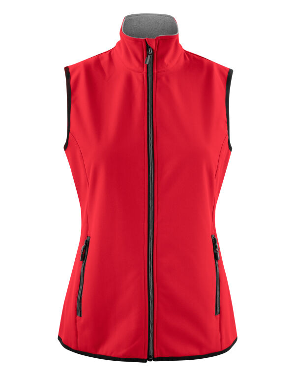 PE2261060 Printer Essentials Ladies Trial Vest Red