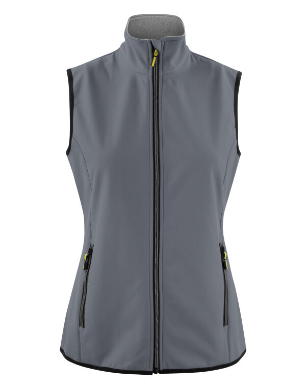 PE2261060 Printer Essentials Ladies Trial Vest Steel Grey