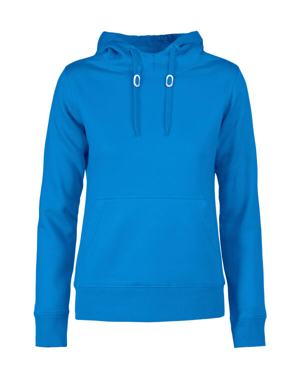 PE2262050 Printer Essentials Ladies Fastpitch Hooded Sweatshirt Ocean Blue