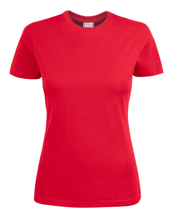 PE2264014 Printer Essentials Ladies Heavy RSX T-Shirt Red