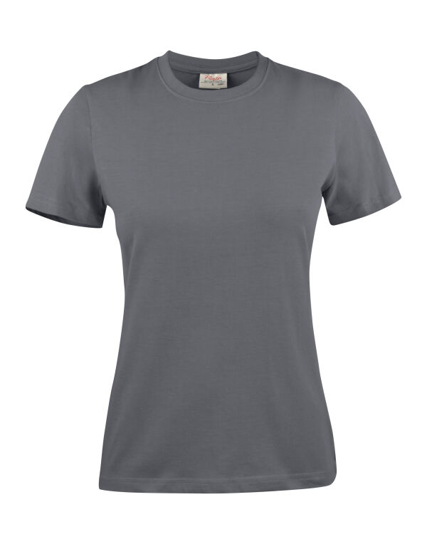 PE2264014 Printer Essentials Ladies Heavy RSX T-Shirt Steel Grey PE2264014 Printer Essentials Ladies Heavy RSX T-Shirt Steel Grey