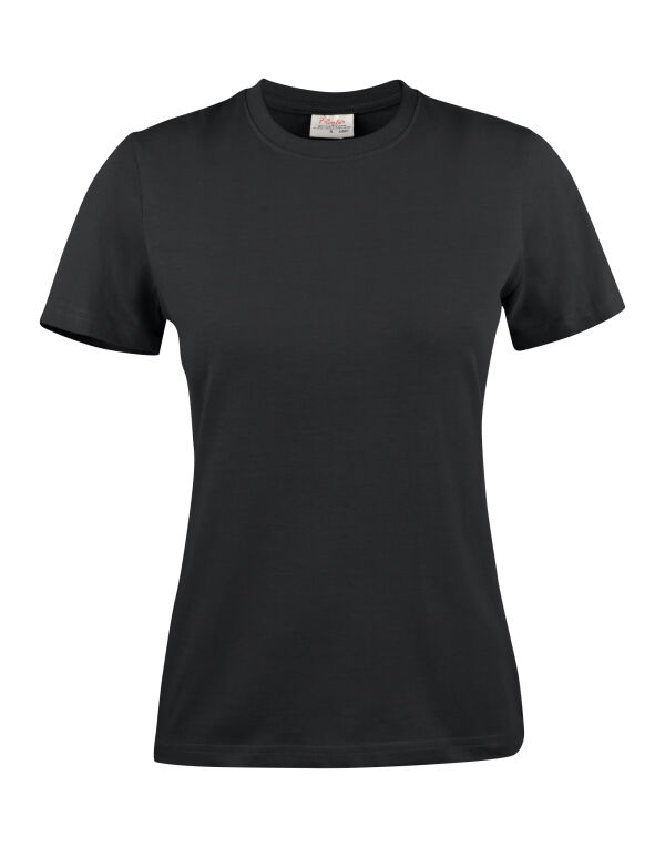 PE2264014 Printer Essentials Ladies Heavy RSX T-Shirt Black