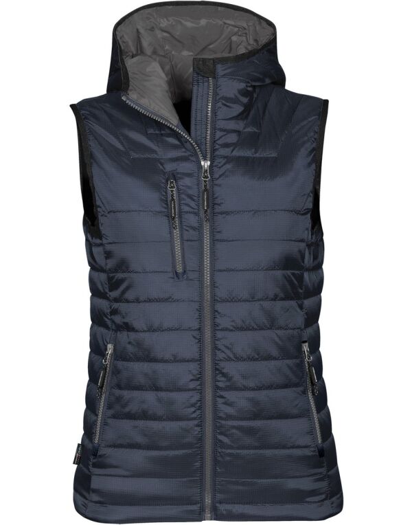 PFV-2W Stormtech Women’s Gravity Thermal Bodywarmer Navy/Charcoal