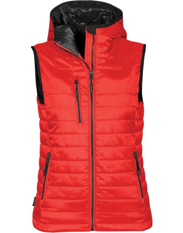 PFV-2W Stormtech Women’s Gravity Thermal Bodywarmer True Red/Black