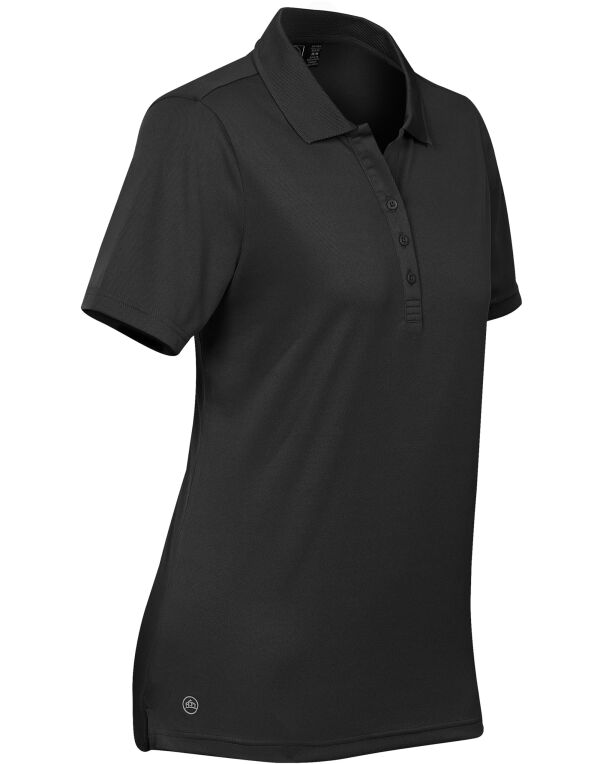 PG-1W Stormtech Women’s Eclipse H2X-Dry Pique Polo Black