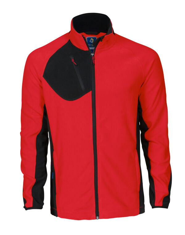 PJ642325 Pro-Job Prio 2325 Microfleece Jacket Red