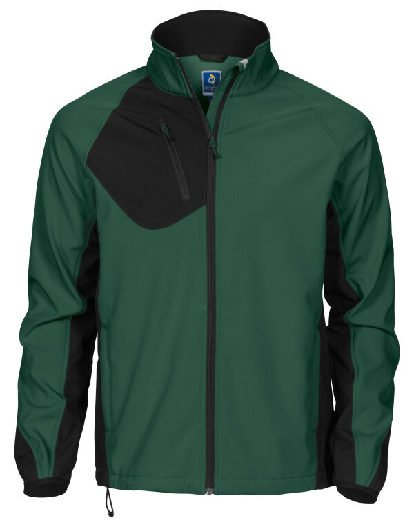 PJ642422 Pro-Job Prio 2422 Softshell Jacket Forest Green
