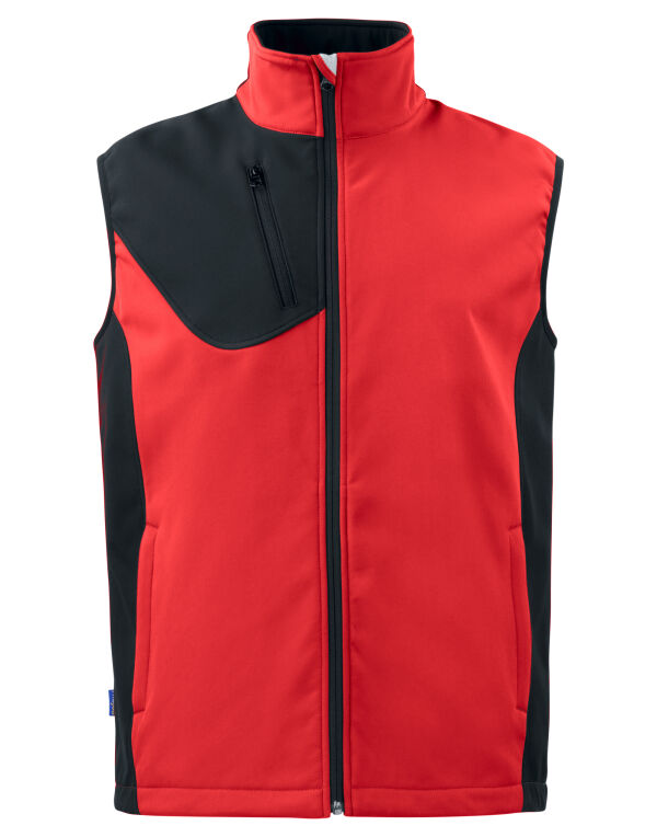 PJ643702 Pro-Job Prio 3702 Softshell Vest Red