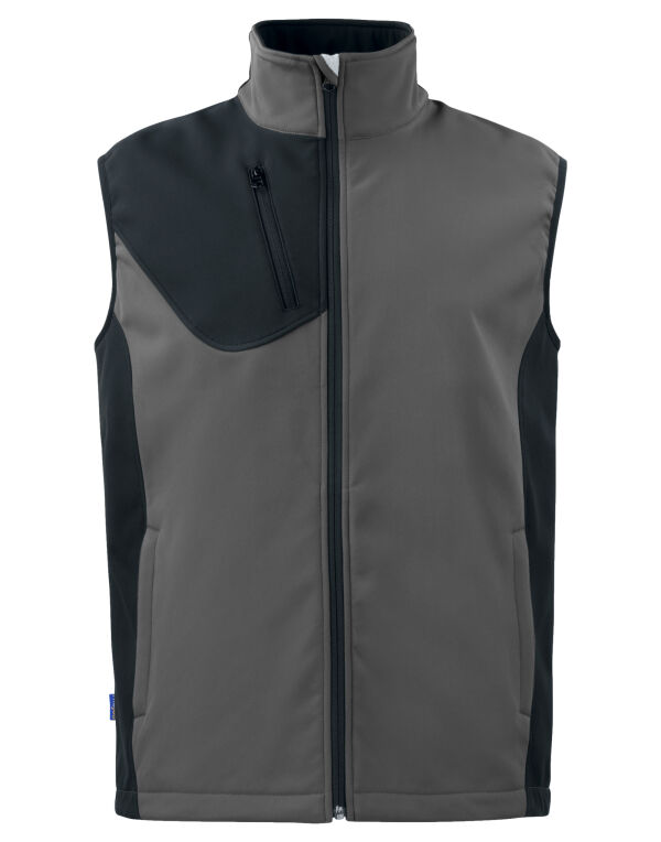 PJ643702 Grey Prio 3702 Softshell Vest