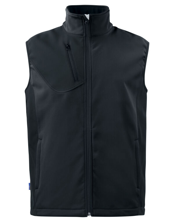 PJ643702 Pro-Job Prio 3702 Softshell Vest Black