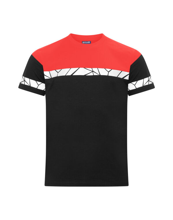 PJ647001 Pro-Job Progression 7001 T-Shirt Black/Red