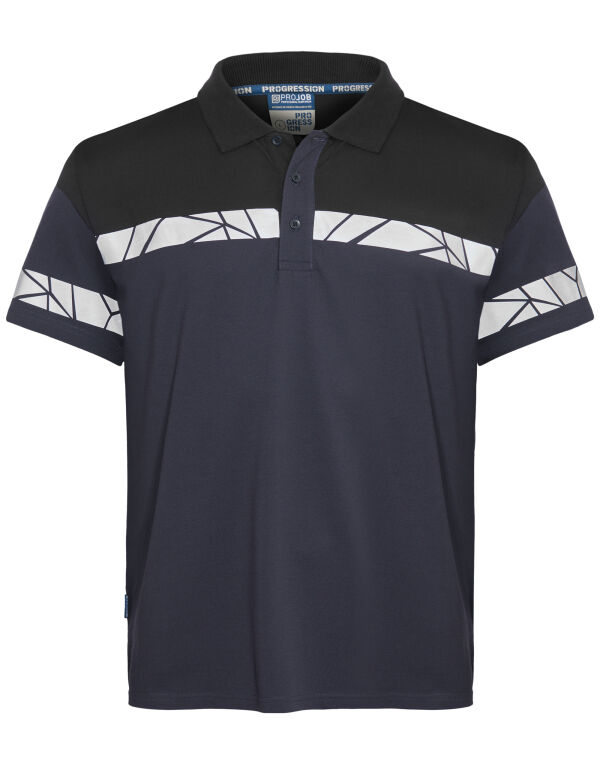 PJ647003 Pro-Job Progression 7003 Pique Polo Navy/Black