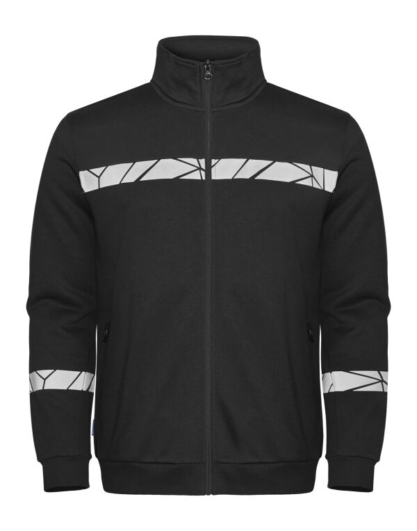 PJ647103 Pro-Job Progression 7103 Full Zip Sweat Black/Black