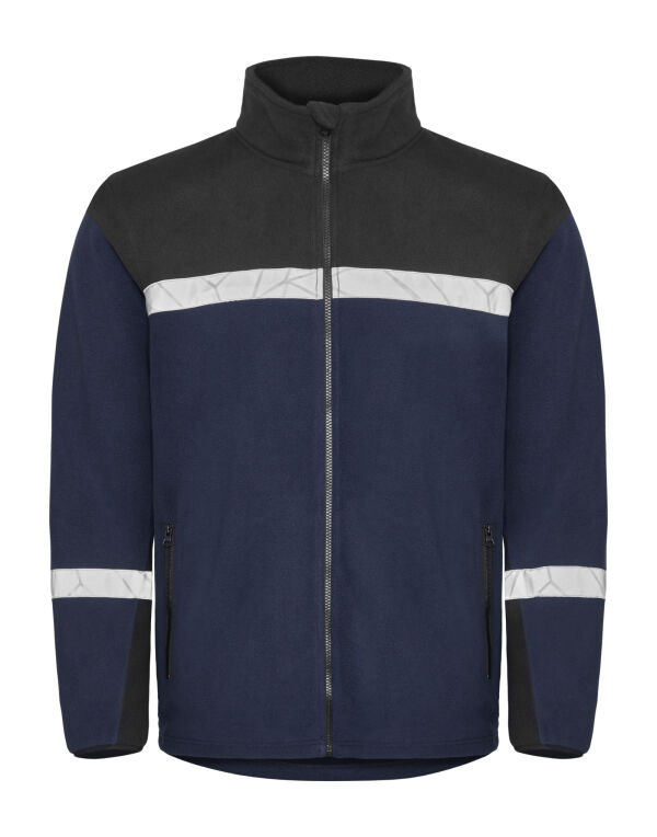 PJ647300 Pro-Job Progression 7300 Full Zip Fleece Navy/Black