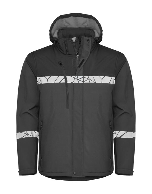 PJ647400 Pro-Job Progression 7400 Softshell Jacket Grey/Black