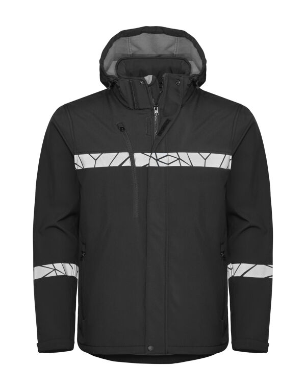 PJ647400 Pro-Job Progression 7400 Softshell Jacket Black/Black
