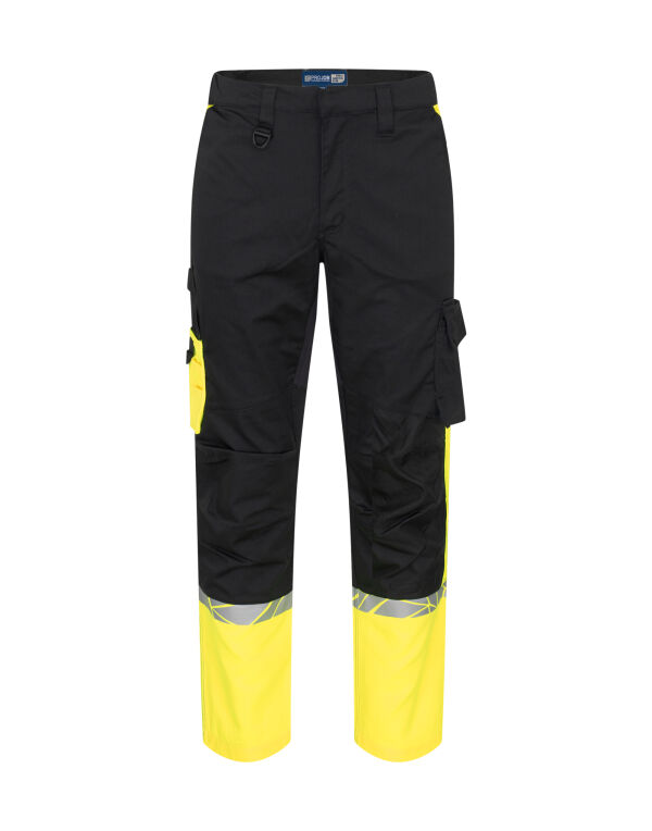 PJ647507 Pro-Job Progression 7507 Service Pant Black/Yellow