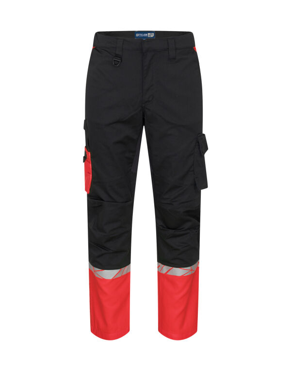 PJ647507 Pro-Job Progression 7507 Service Pant Black/Red